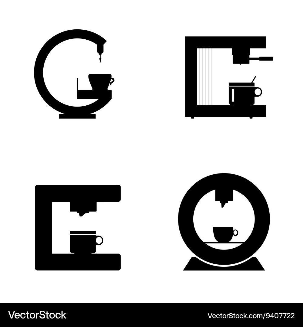 Coffee machine icon Royalty Free Vector Image - VectorStock
