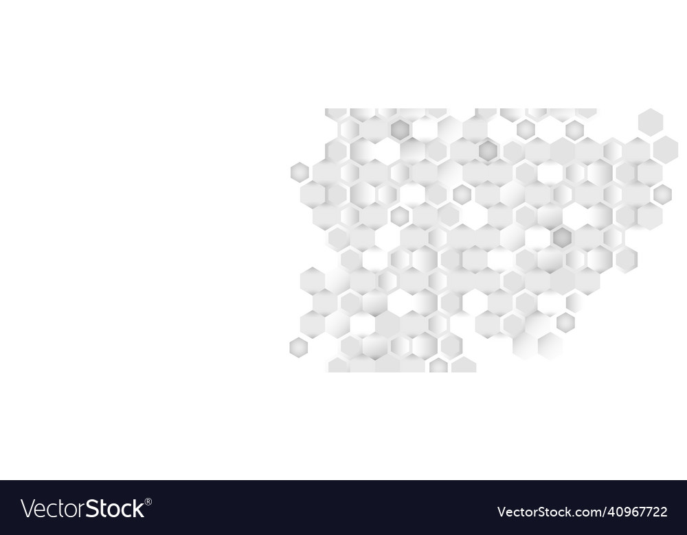 Hexagon pattern abstract vector image Hexagon pattern abstract