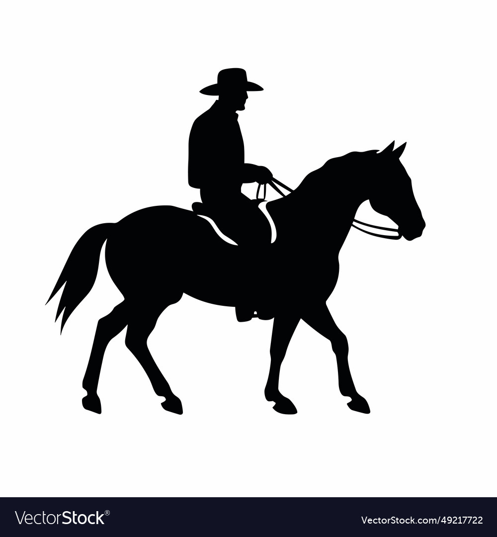 Horsemen black icon on white background horsemen Vector Image