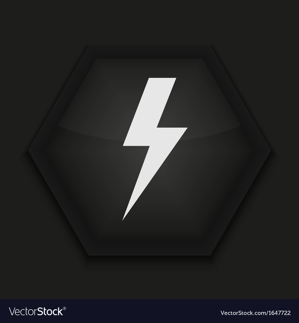 Lightning Bolt Icon - Power Symbol