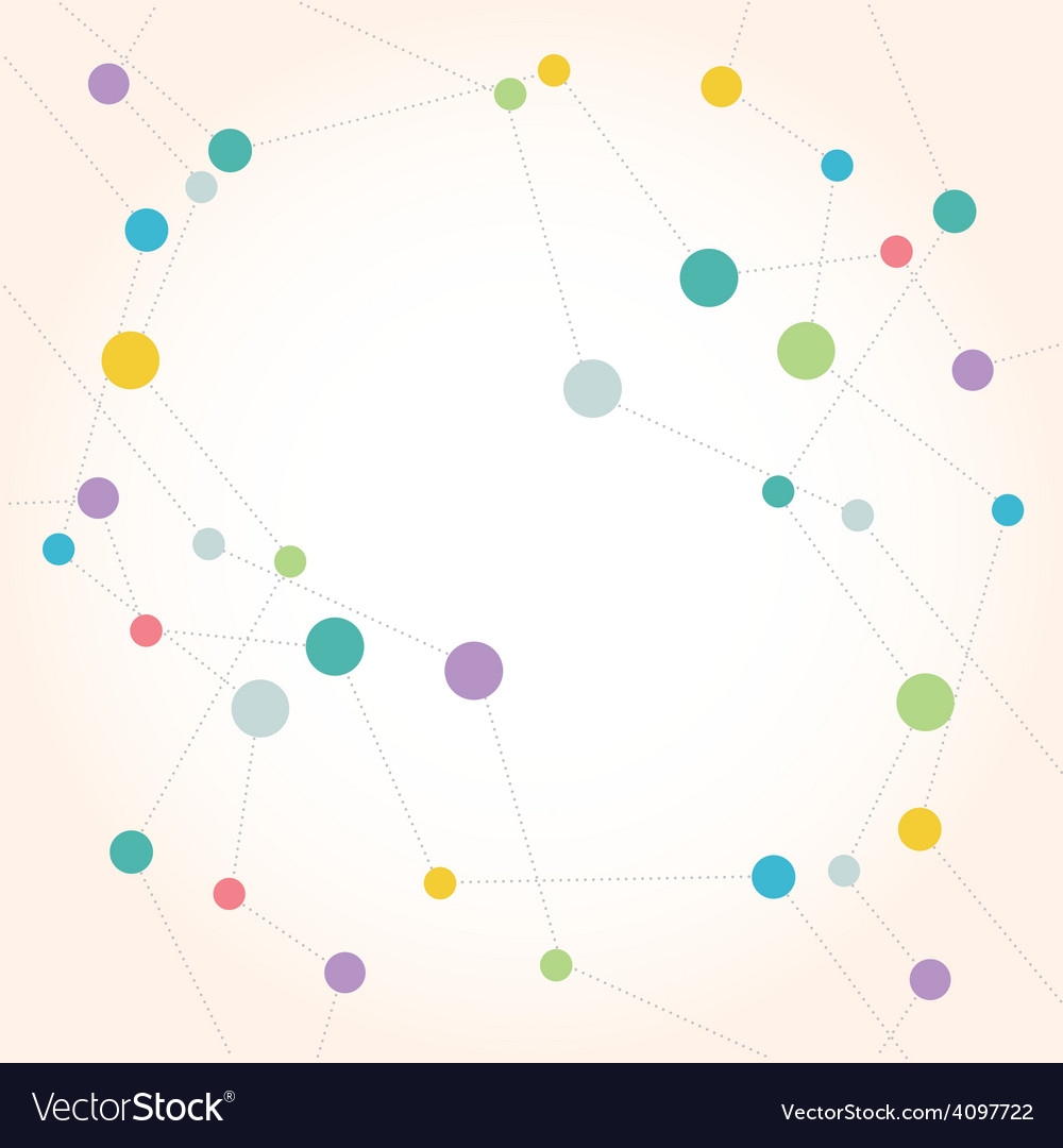 Network color technology communication background Vector Image