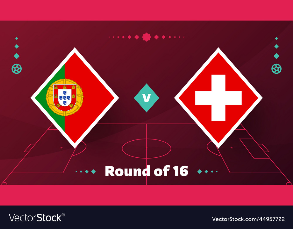 portugal-switzerland-playoff-round-of-16-match-vector-image
