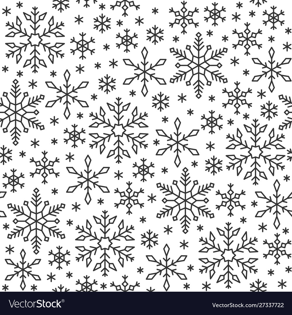 Winter Snowflake Pattern