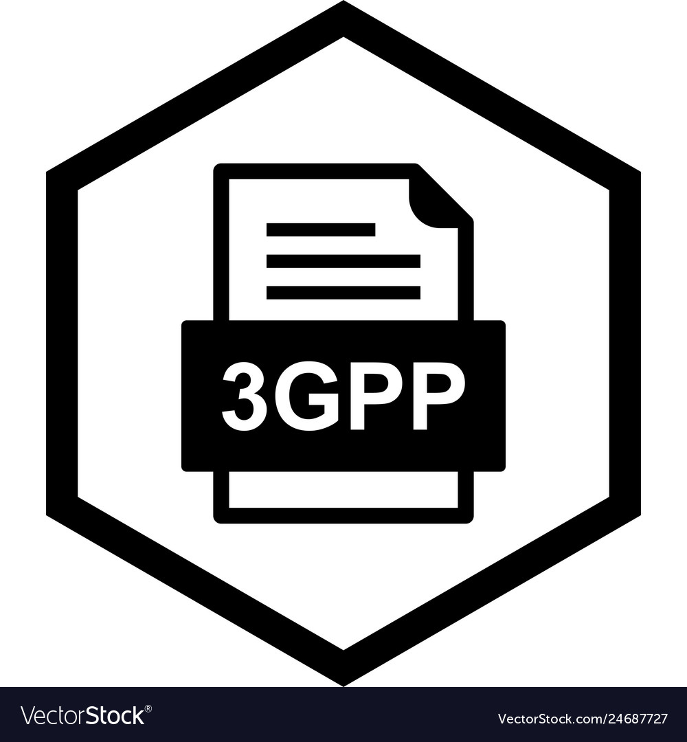 3gpp file document icon