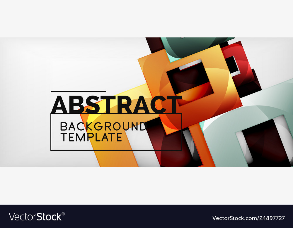 Background with color squares composition modern