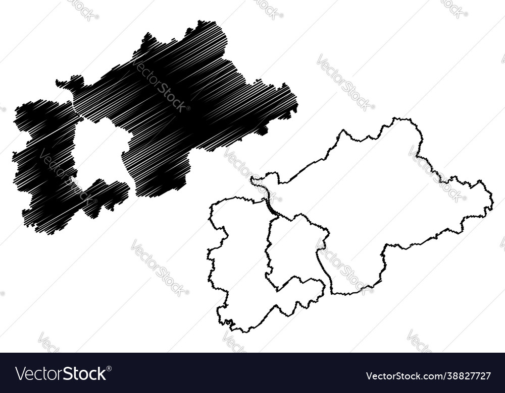 Rhein-sieg district federal republic germany Vector Image