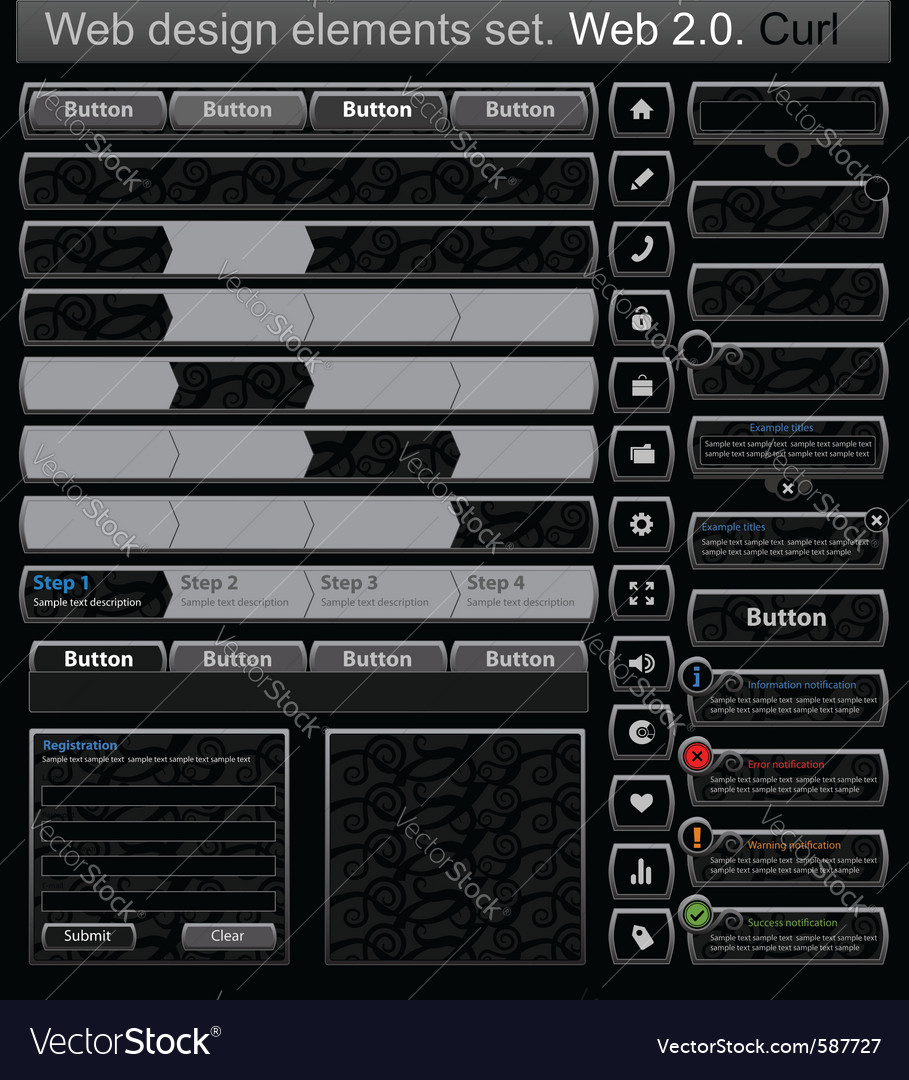 Web design elements