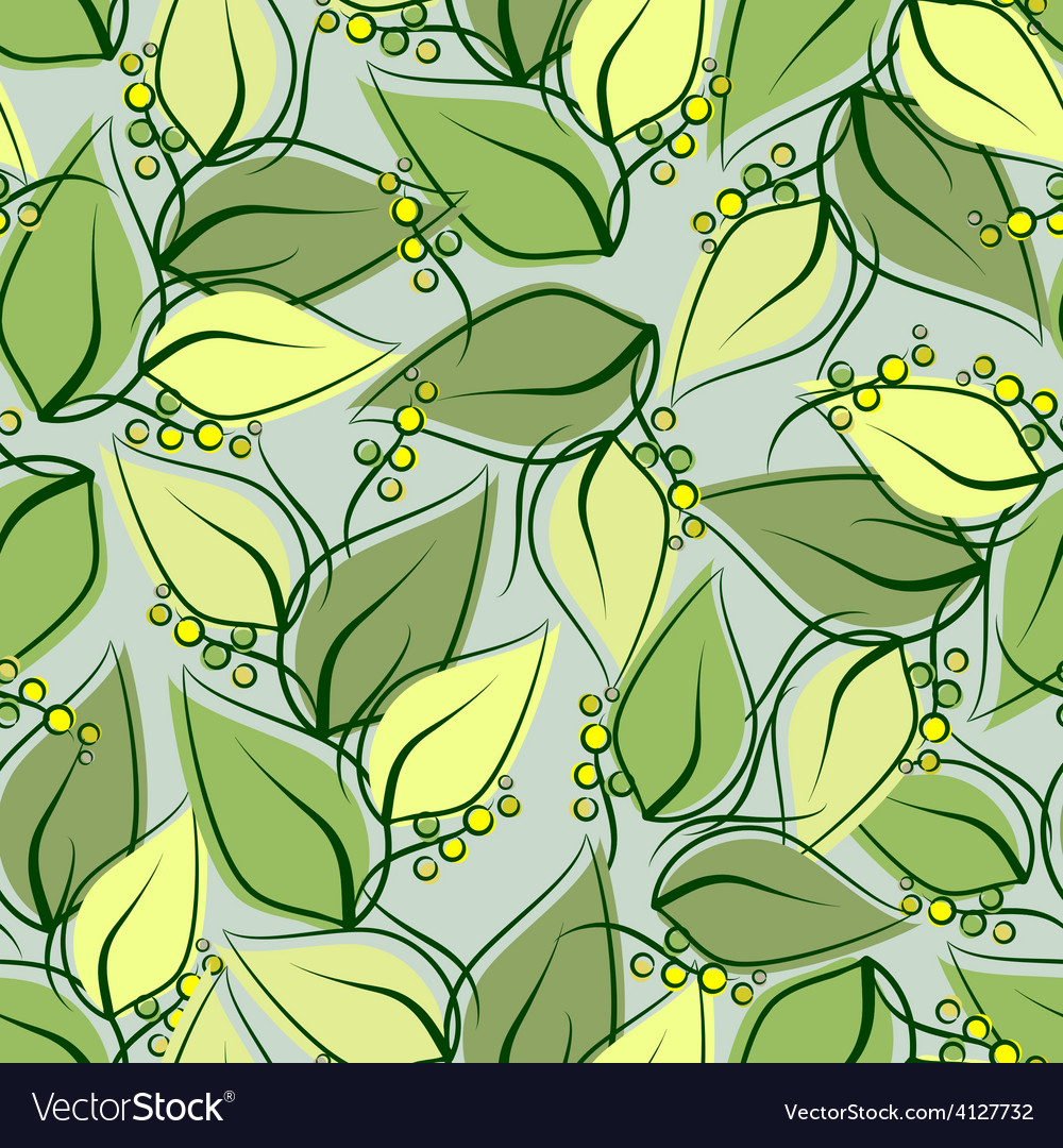 Abstract seamless spring pattern