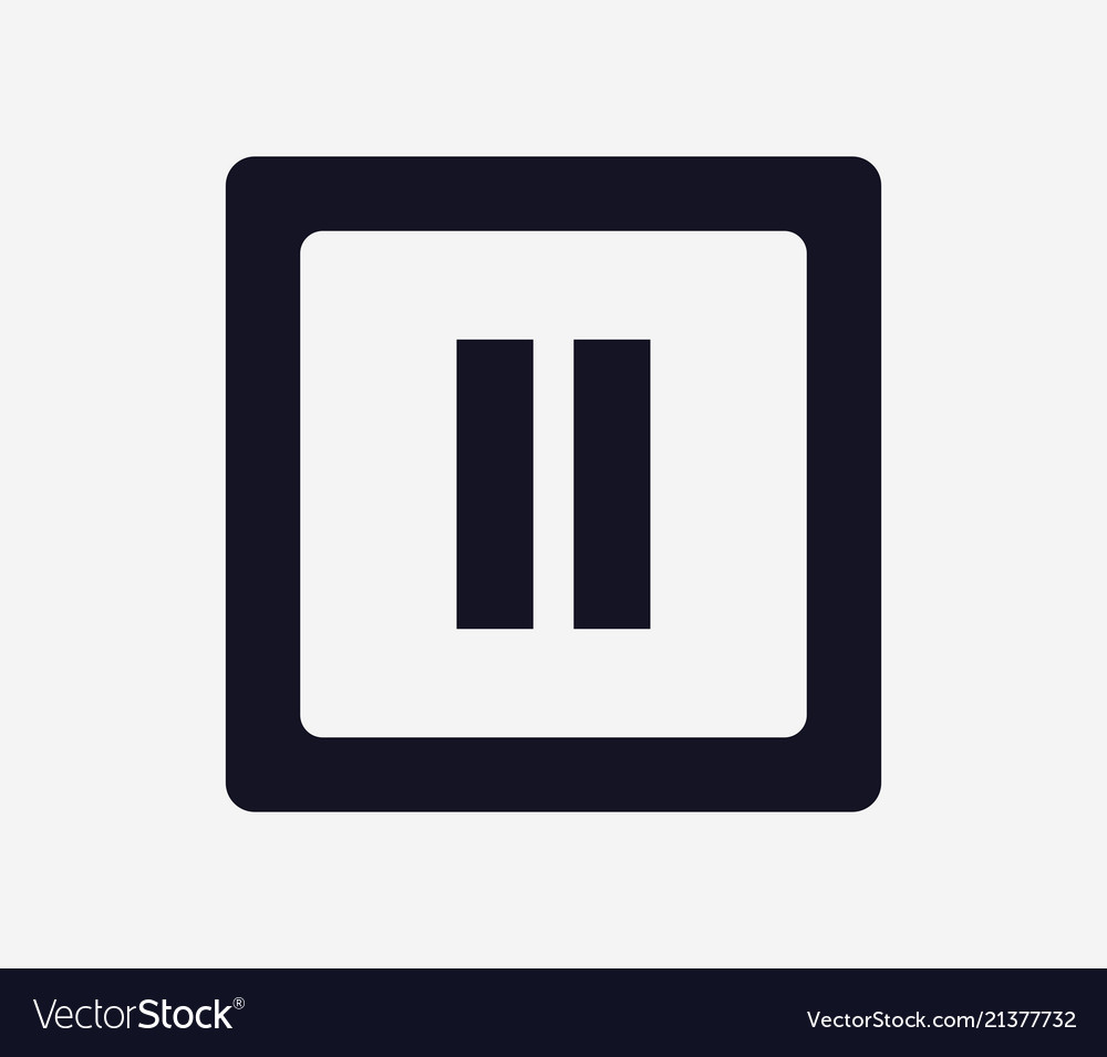 Pause button icon