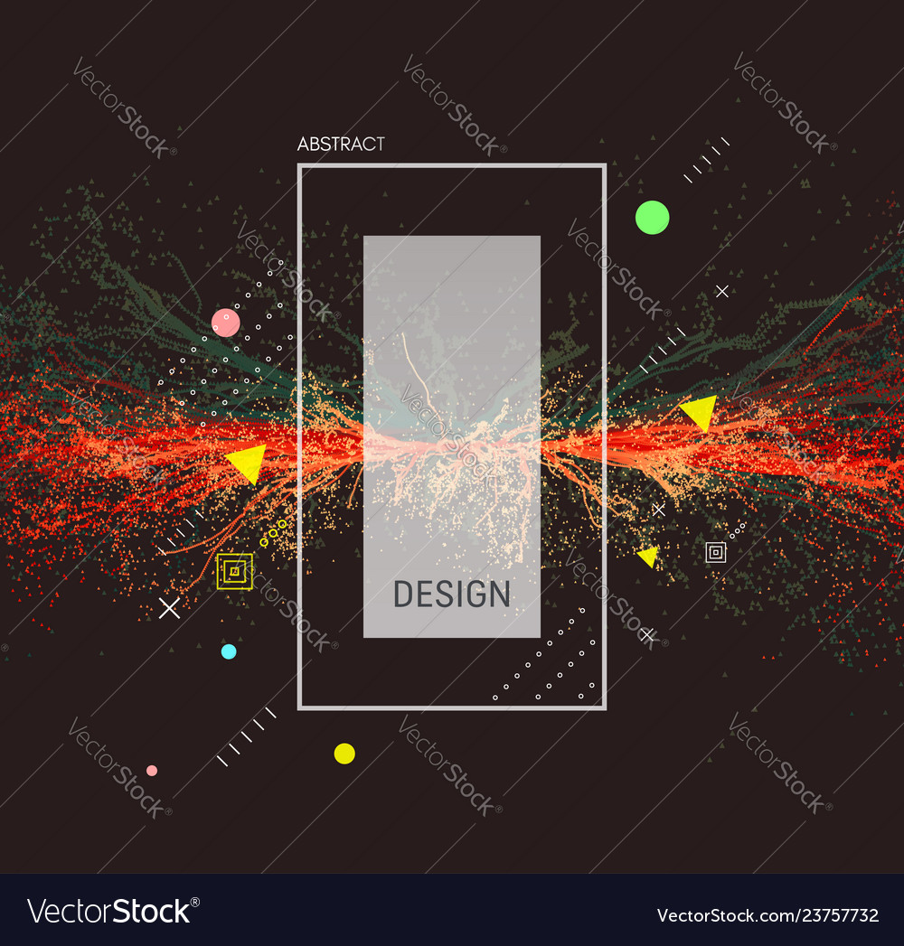 Point explode array dynamic emitted particles