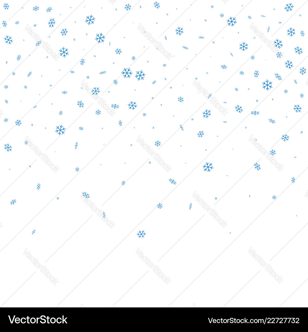Snowflake background blue Royalty Free Vector Image