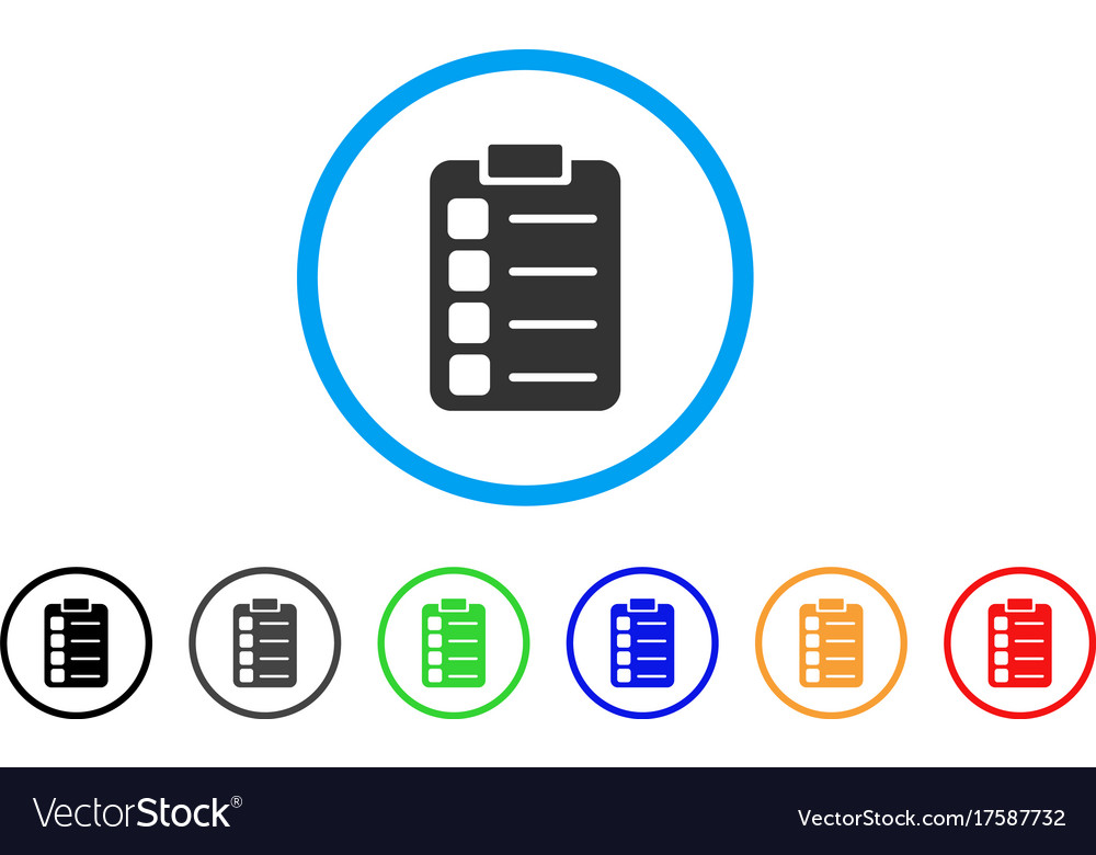 Tasks rounded icon
