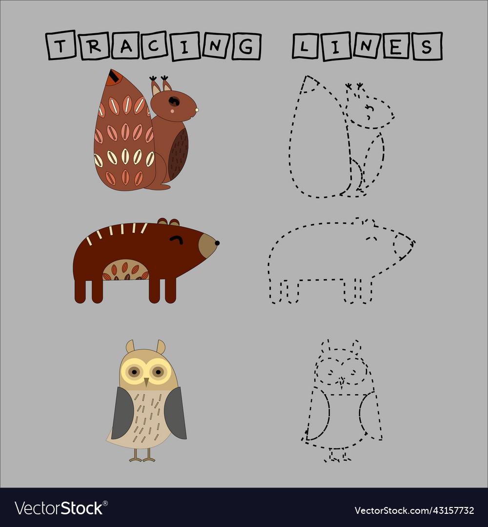 Tracing lines Vector Image Tracing lines