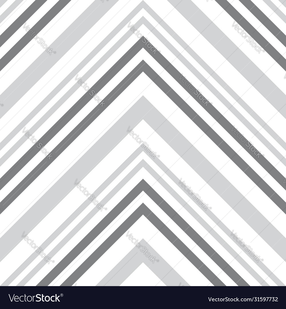 White chevron diagonal stripes seamless pattern Vector Image