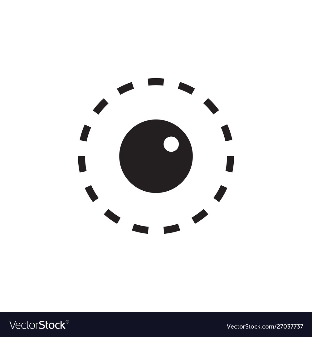 Abstract eye graphic design template isolated