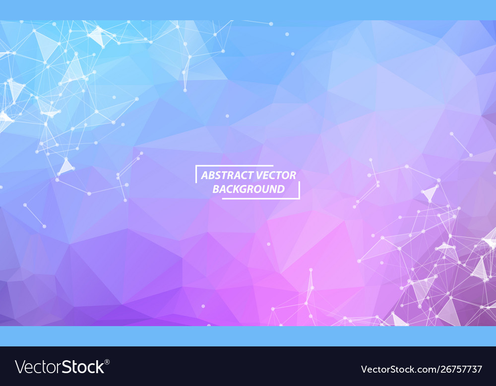 Abstract multicolor polygonal space background vector image Abstract multicolor polygonal space background