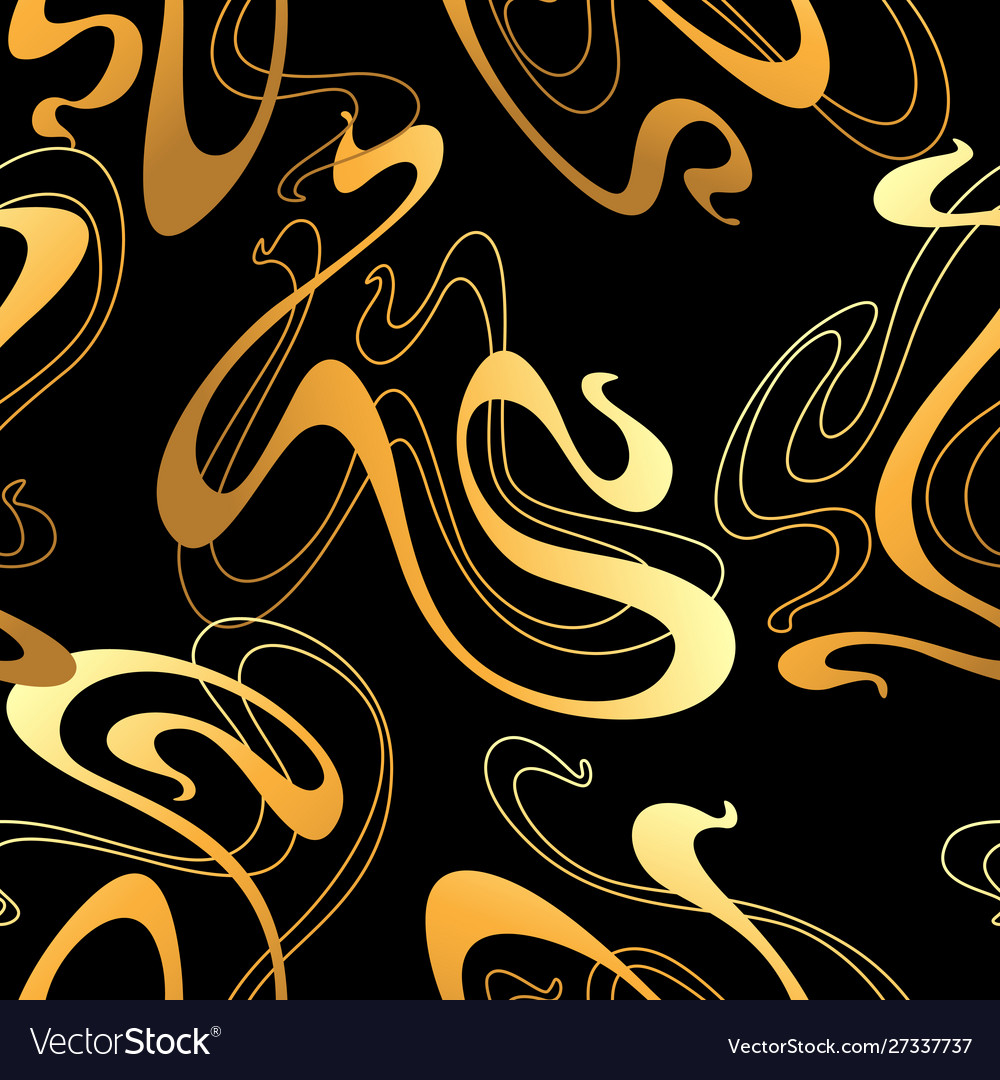 Art Nouveau Curl Pattern