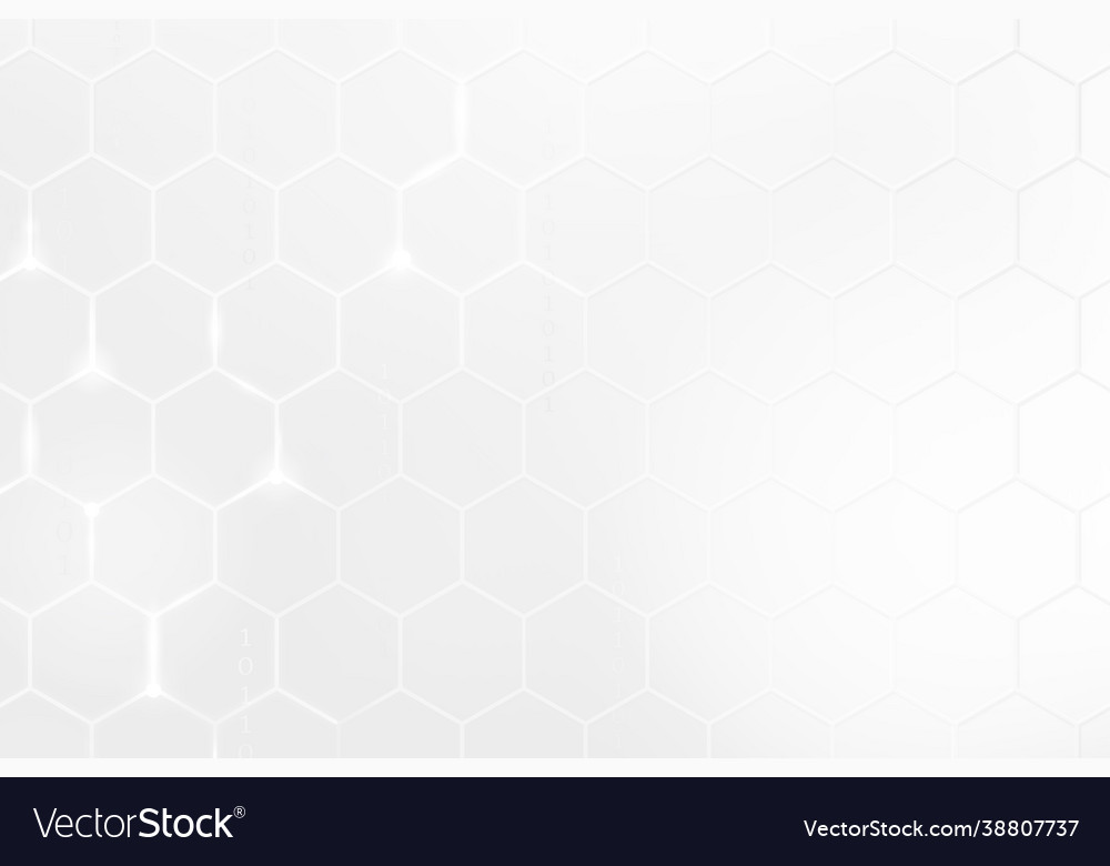 Digital technology background with hexagon
