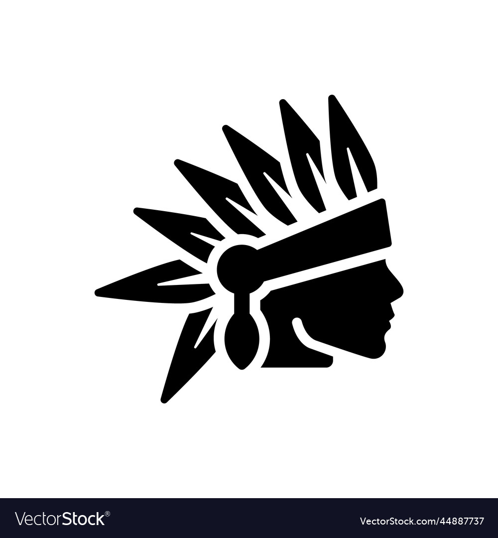 Indian feathers icon Royalty Free Vector Image