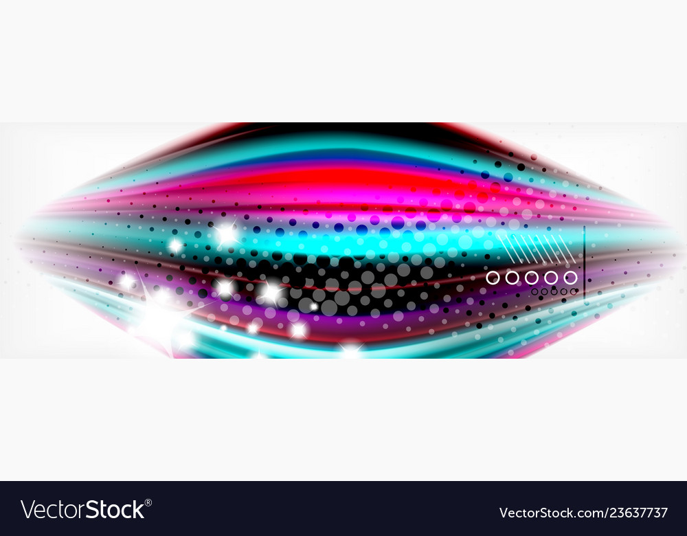 Smooth liquid blur wave background color flow vector image Smooth liquid blur wave background color flow