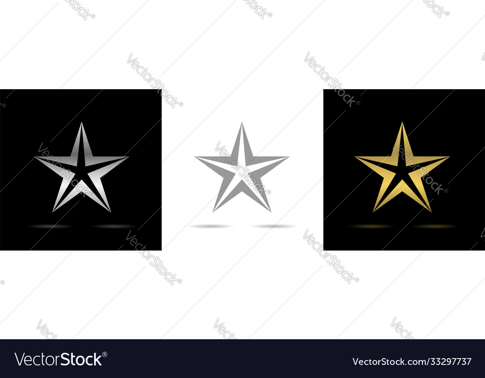 Star icon set