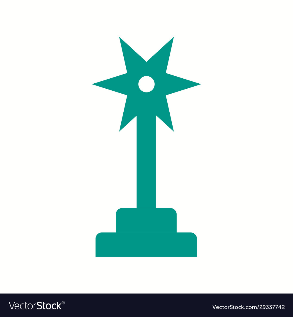 Schöne Auszeichnung Glyph Ikone