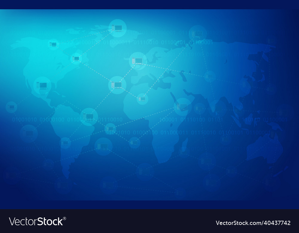 Global Digital Network Connection