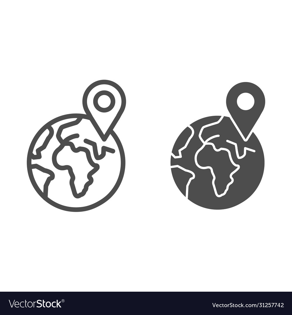 Planet Earth Pointer Icon