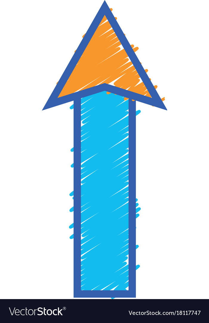 Color web arrow up load icon