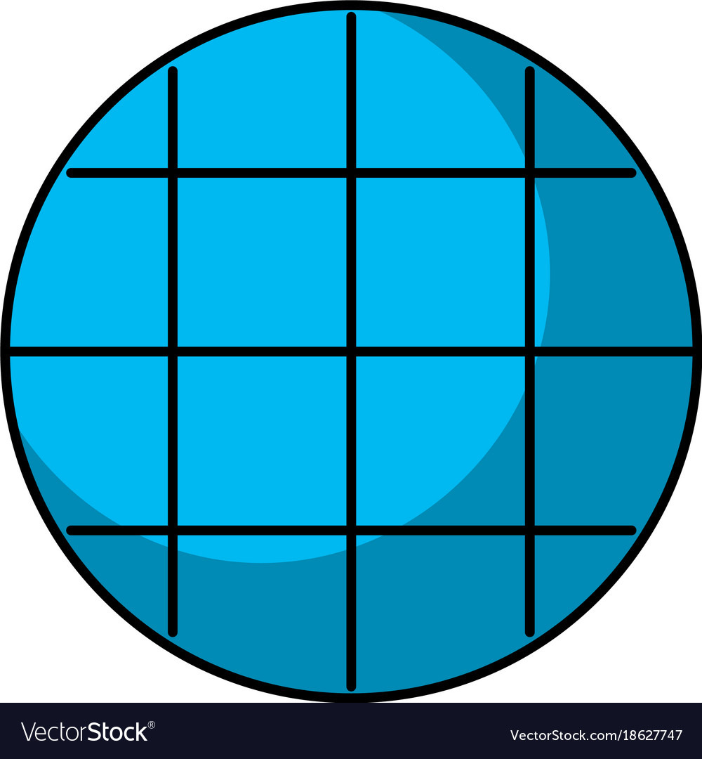 Screen navigation app blank template square