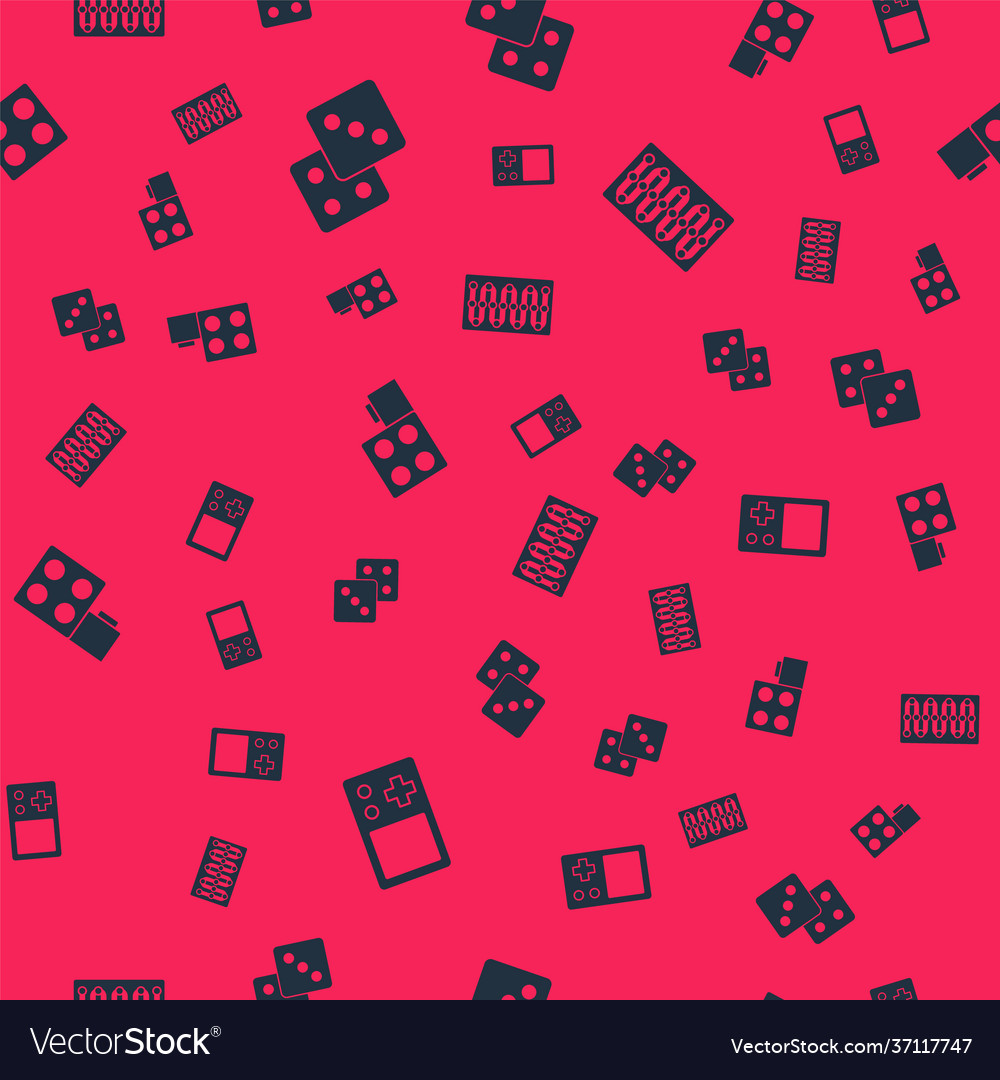 Set tetris game dice toy building block bricks vector image Set tetris game dice toy building block bricks