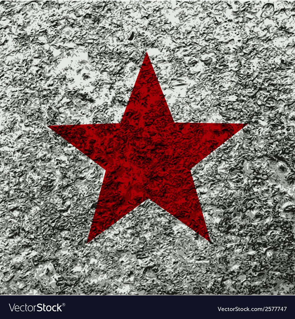Star flat modern web button and space for your