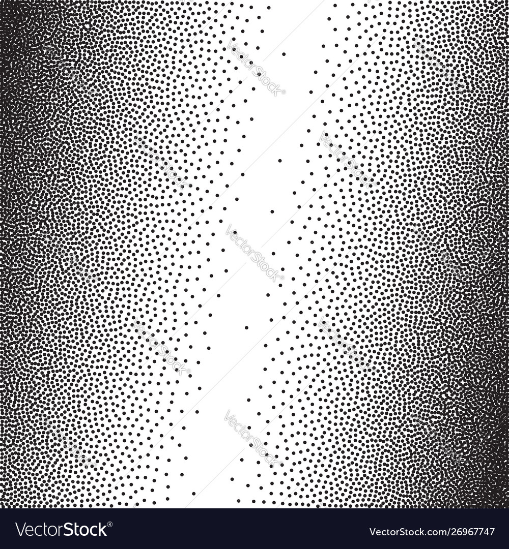 Stochastic raster halftone gradient print