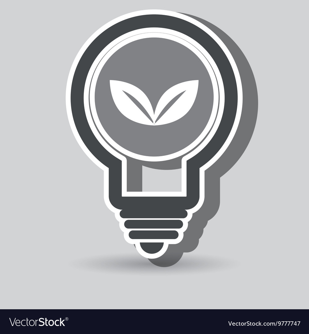 Tree and environment isolated icon design