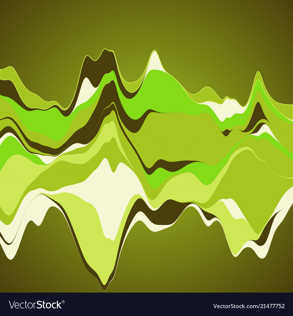Big data visualization streamgraph futuristic vector image Big data visualization streamgraph futuristic