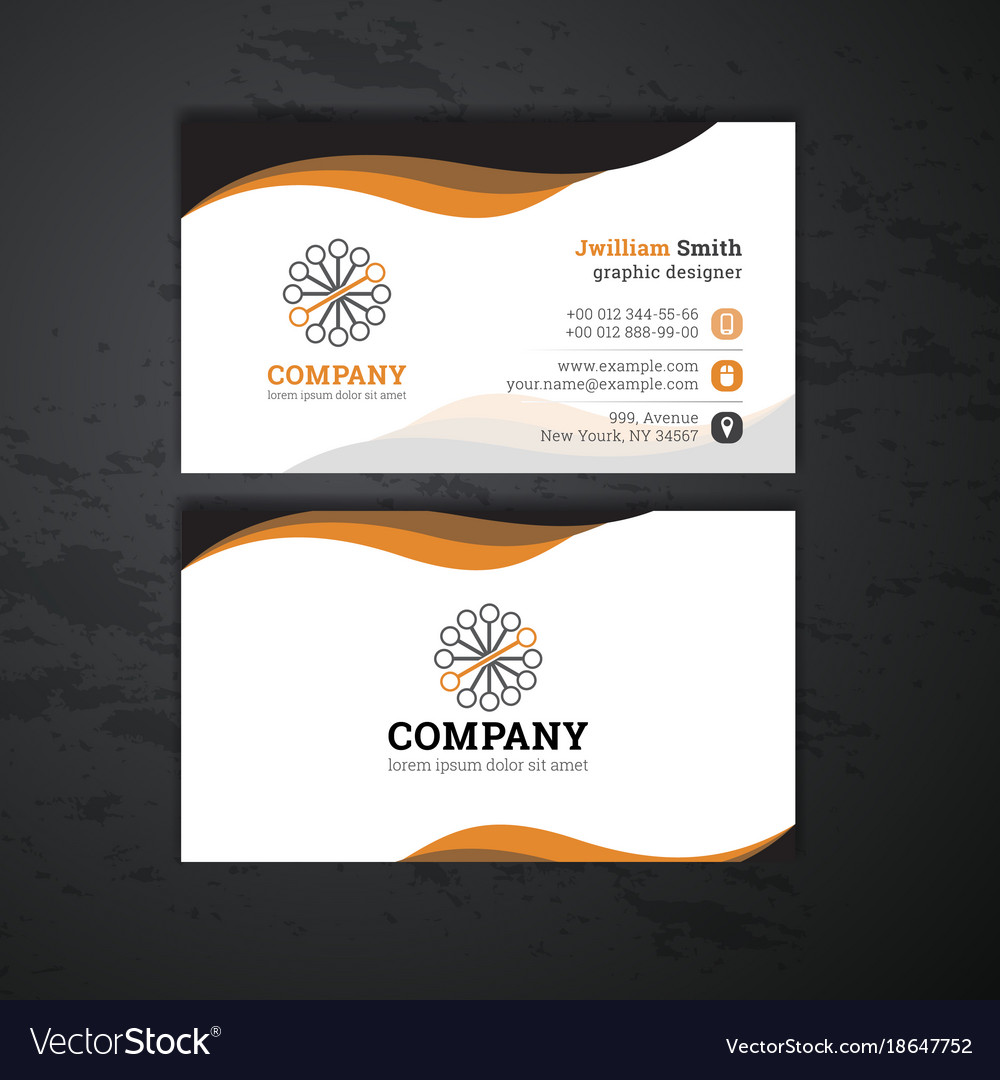 Business Cards Templates Royalty Free Vector Image