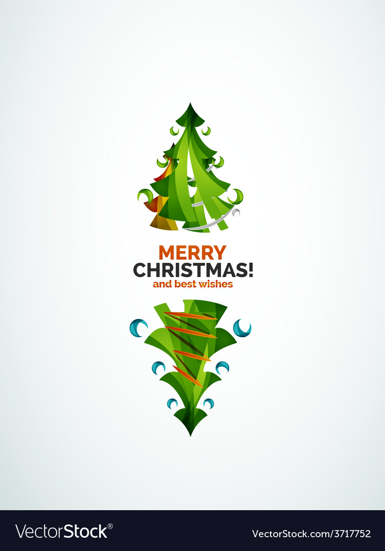 Christmas tree geometric design