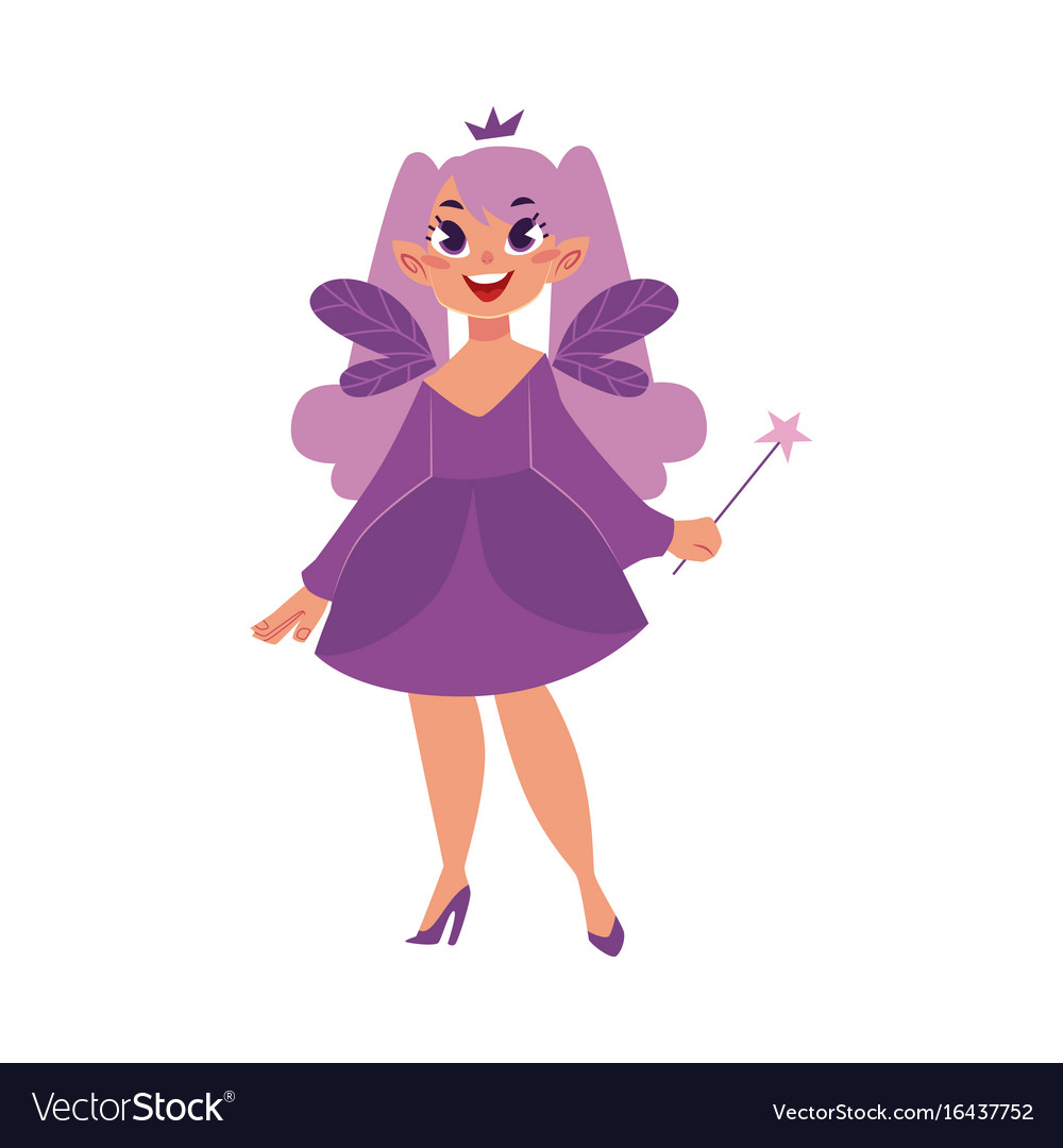 Fairy girl fantasy isolated