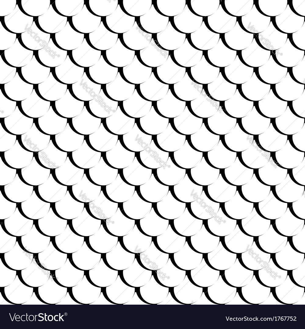 Seamless fish scale texture Royalty Free Vector Image