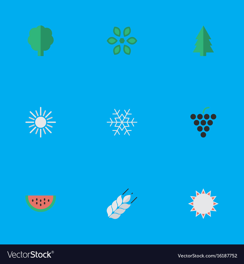 Set of simple horticulture