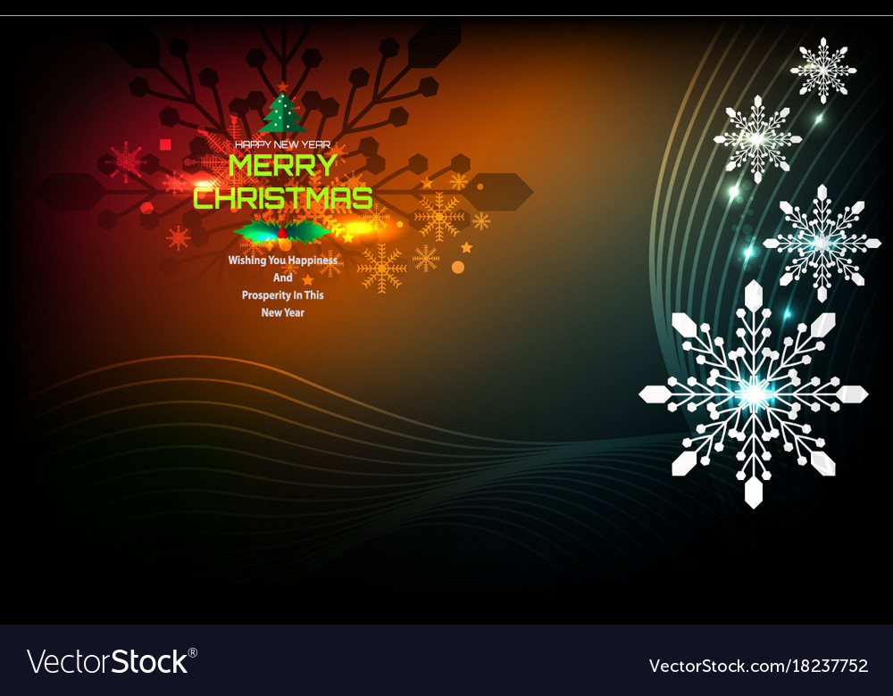 Snowflake dark background