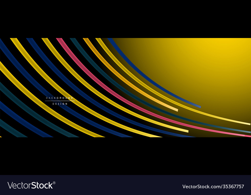 Abstract colorful lines background Vector Image Abstract colorful lines background