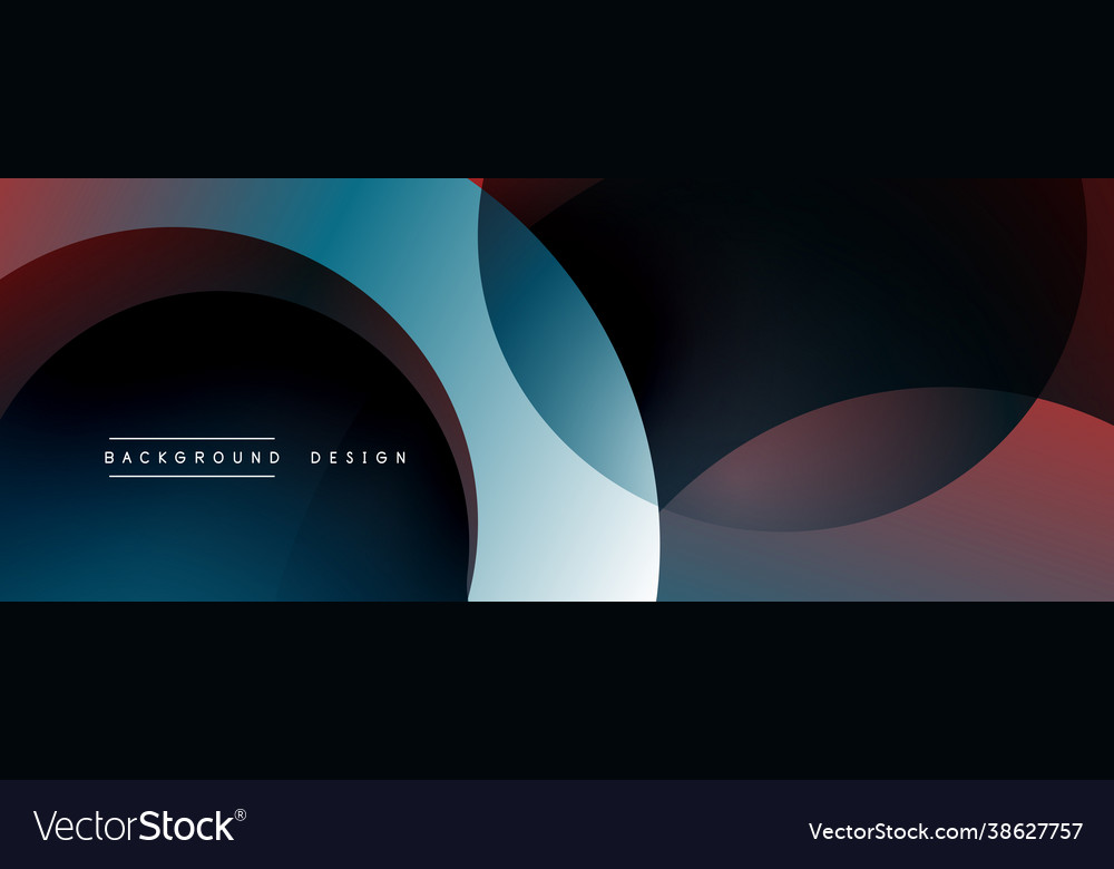Abstract overlapping lines and circles geometric