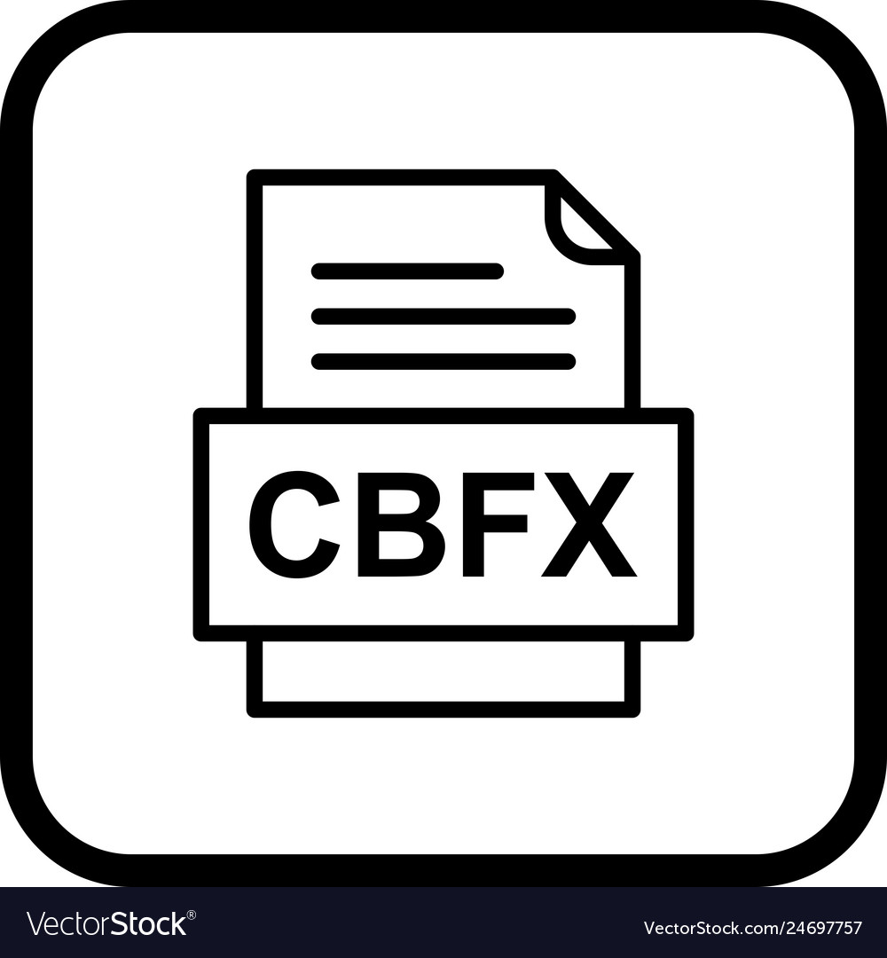 Cbfx file document icon