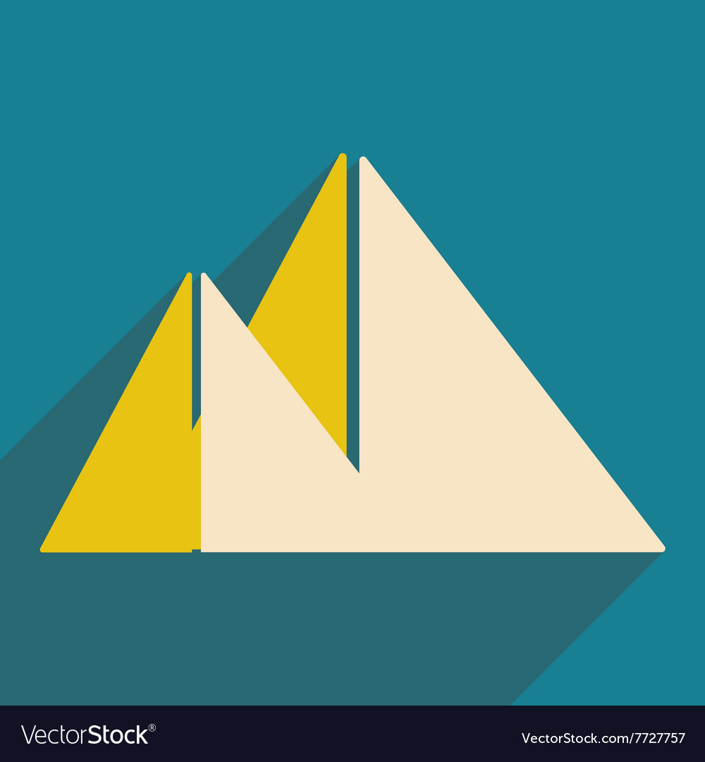 Flat with shadow icon and mobile application