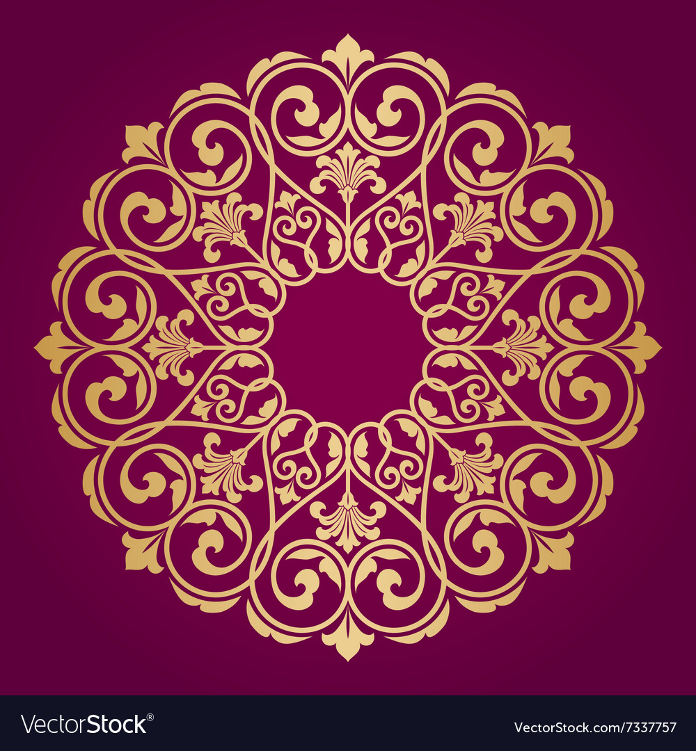 Floral pattern for invitation card Royalty Free Vector Image