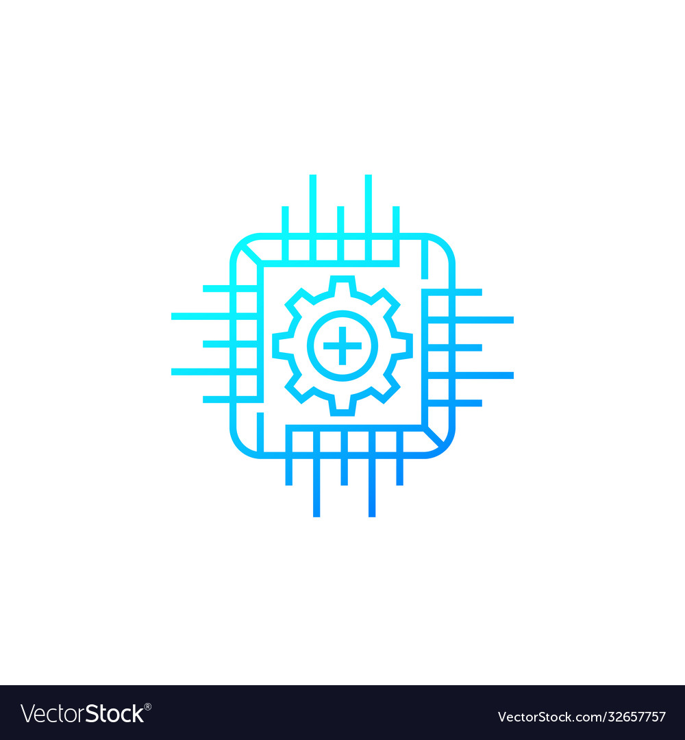 Framework icon line design