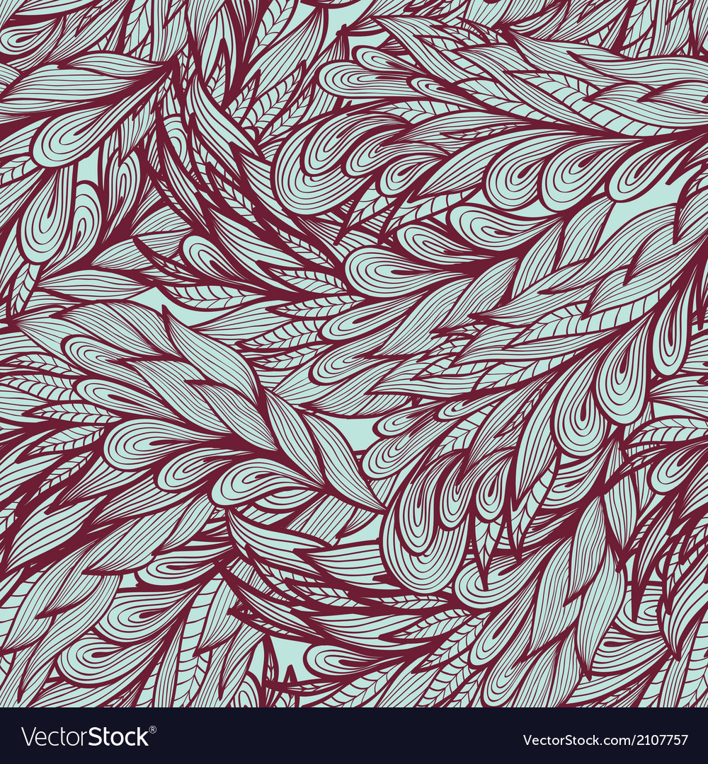 Monochrome Feather Pattern
