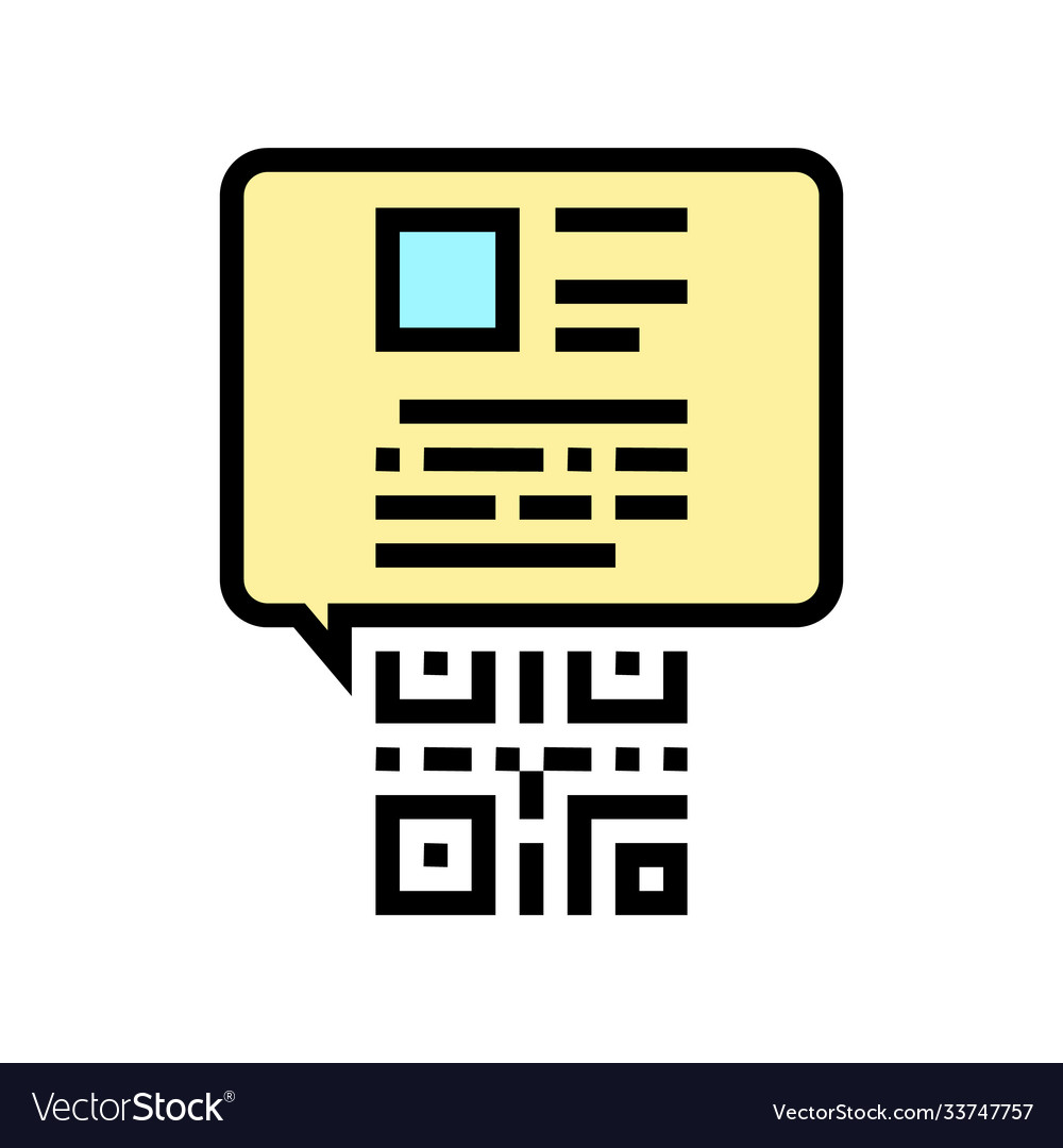 Qr code for find product color icon