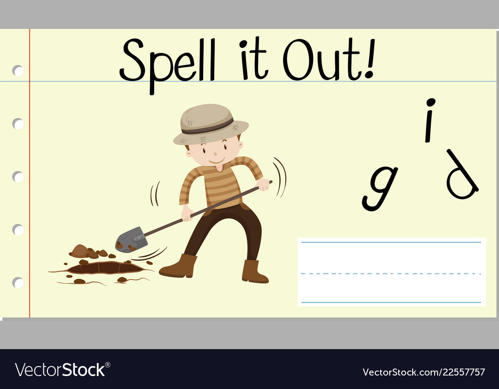 Spell it out dig